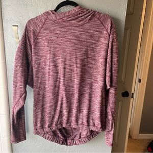Maroon lululemon funnel neck pullover